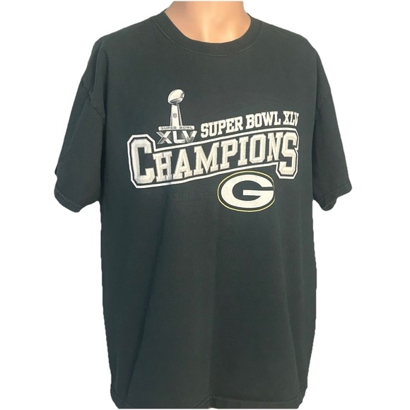 NFL Other - Green Bay Packers Super Bowl XLV Champions Men's Large T-Shirt L NFL Football
